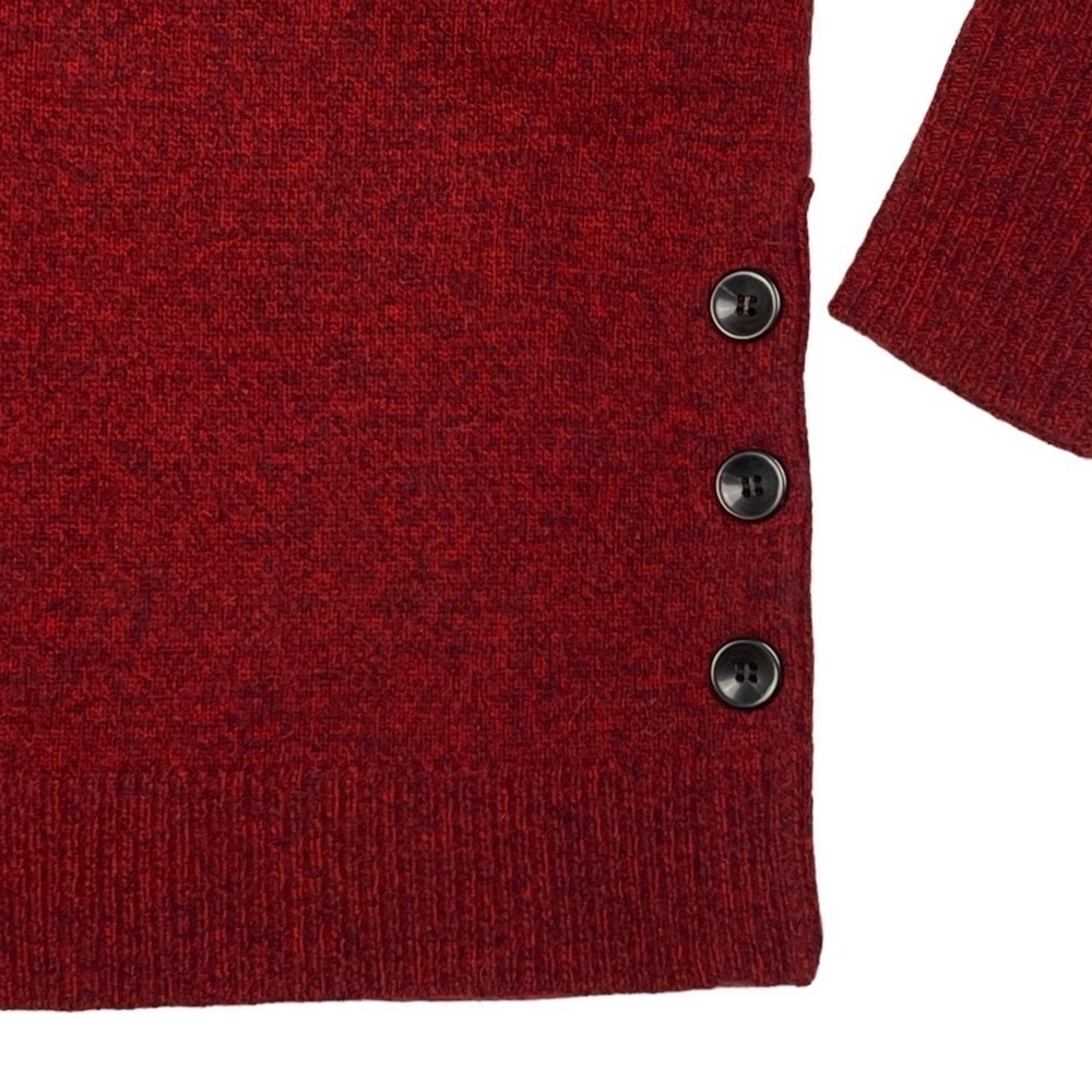 Pendleton Park City Pullover Lambswool Cherry Red… - image 7